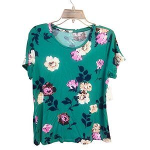 Apt 9 Womans Floral Top Sz L NWT